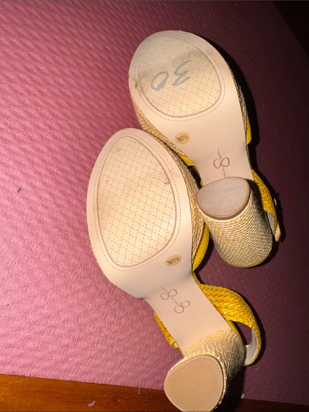 Jessica Simpson bold mustard